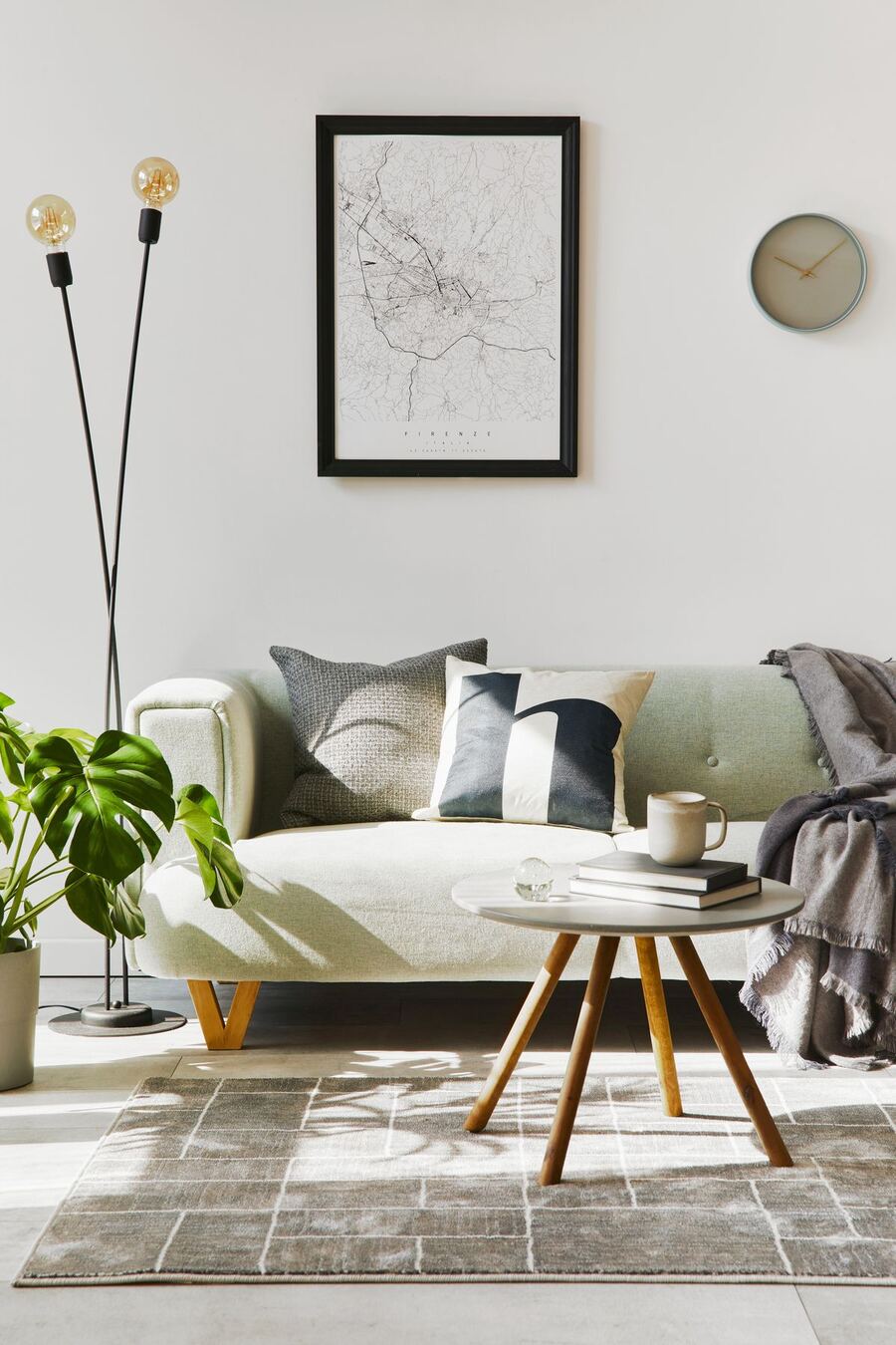 Beautifully staged living room